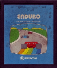 Enduro (Dynacom / blue label) Box Art