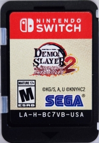 Demon Slayer: Kimetsu no Yaiba: The Hinokami Chronicles 2 Box Art