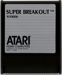 Super Breakout (Atari Corp) Box Art