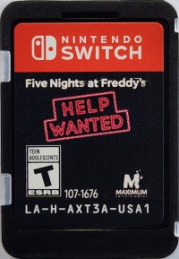 Five Nights at Freddy's: Help Wanted (LA-H-AXT3A-USA1 cartridge) Box Art