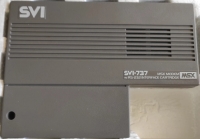 SVI MSX Modem w/RS-232 Interface Cartridge Box Art