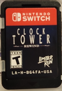 Clock Tower: Rewind (First Fear cover) Box Art