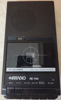 Irradio Bit Recorder Registratore RE-740 (black) Box Art