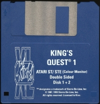 King's Quest I: Quest for the Crown - Kixx XL Box Art