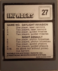 Invaders Box Art