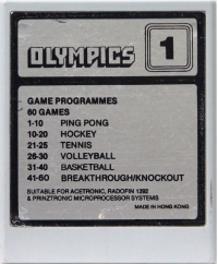 Olympics Box Art