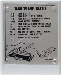 Tank/Plane Battle Box Art