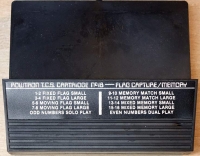 Rowtron T.C.S. Cartridge No18: Flag Capture / Memory Match Box Art