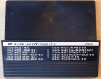 Teleng T.C.S. Cartridge No4: Maze Box Art