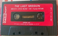 Last Mission, The (black cassette) Box Art