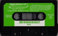 3D Knockout Box Art