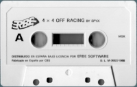 4x4 Off-Road Racing (ERBE) Box Art