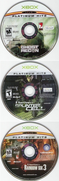 Tom Clancy's Classic Trilogy - Platinum Hits Box Art