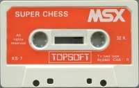 Super Chess (Topsoft) Box Art
