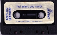 First Letters and Words Box Art