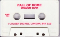 Fall of Rome, The Box Art