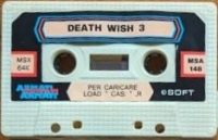 Death Wish 3 (Armati / white cassette) Box Art