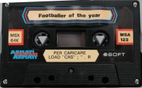 Footballer of the Year (Armati / black cassette) Box Art