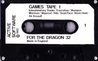 Games Tape 1 (white text cover) Box Art