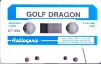 Golf (Audiogenic / blue cassette label) Box Art