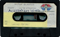 Alpha Blaster (Eaglesoft) Box Art