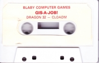 Gi's a Job! Box Art