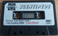 Scentipede (Eurosoft / cassette) Box Art