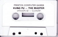 Kung Fu: The Master (Preston Computer Games / red cover) Box Art