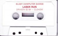 Laser Run (red dragon cover) Box Art
