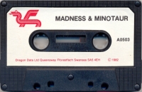 Madness and the Minotaur (Dragon Data) Box Art