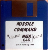 Missile Command (disk) Box Art