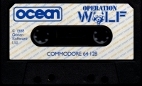Operation Wolf (cassette) Box Art