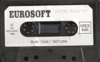Astro Blaster (cassette) Box Art