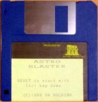 Astro Blaster (disk) Box Art