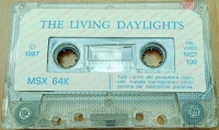 James Bond 007 in The Living Daylights: The Computer Game [IT] Box Art