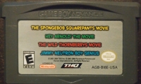SpongeBob SquarePants Movie, The / Hey Arnold! The Movie / The Wild Thornberrys Movie / Jimmy Neutron: Boy Genius Box Art