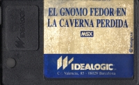 Gnomo Fedor en la Caverna Perdida, El Box Art
