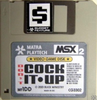 Don't Cock it Up (disk) Box Art