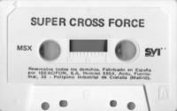 Super Cross Force (cassette) [ES] Box Art