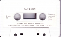 Zak'sson Box Art