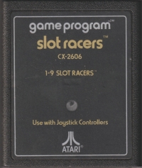 Slot Racers (gold text label cartridge) Box Art