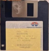 Beach-Head (Eaglesoft / disk) Box Art