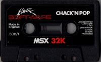 Chack'n Pop (cassette) Box Art