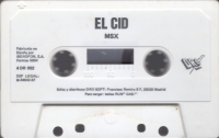 Cid, El (clamshell) Box Art