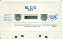 Cid, El (jewel case) Box Art