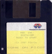 Come On Picot (blue disk) Box Art