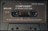 Confused? The Moving Puzzle Game (cassette) Box Art