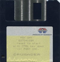 Crusader (disk) Box Art