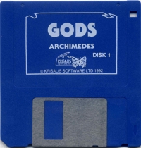 Gods (Acorn 32 Bit) Box Art