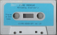 Fire Rescue (Hudson Soft) Box Art